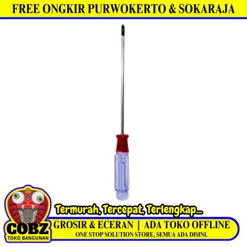 4 IN / ATS Obeng Radio Screwdriver One Way Plus Gagang Fiber