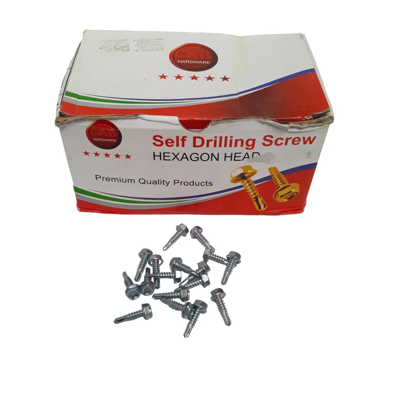 #10 x 19 MM / CAB Roofing Putih Dus