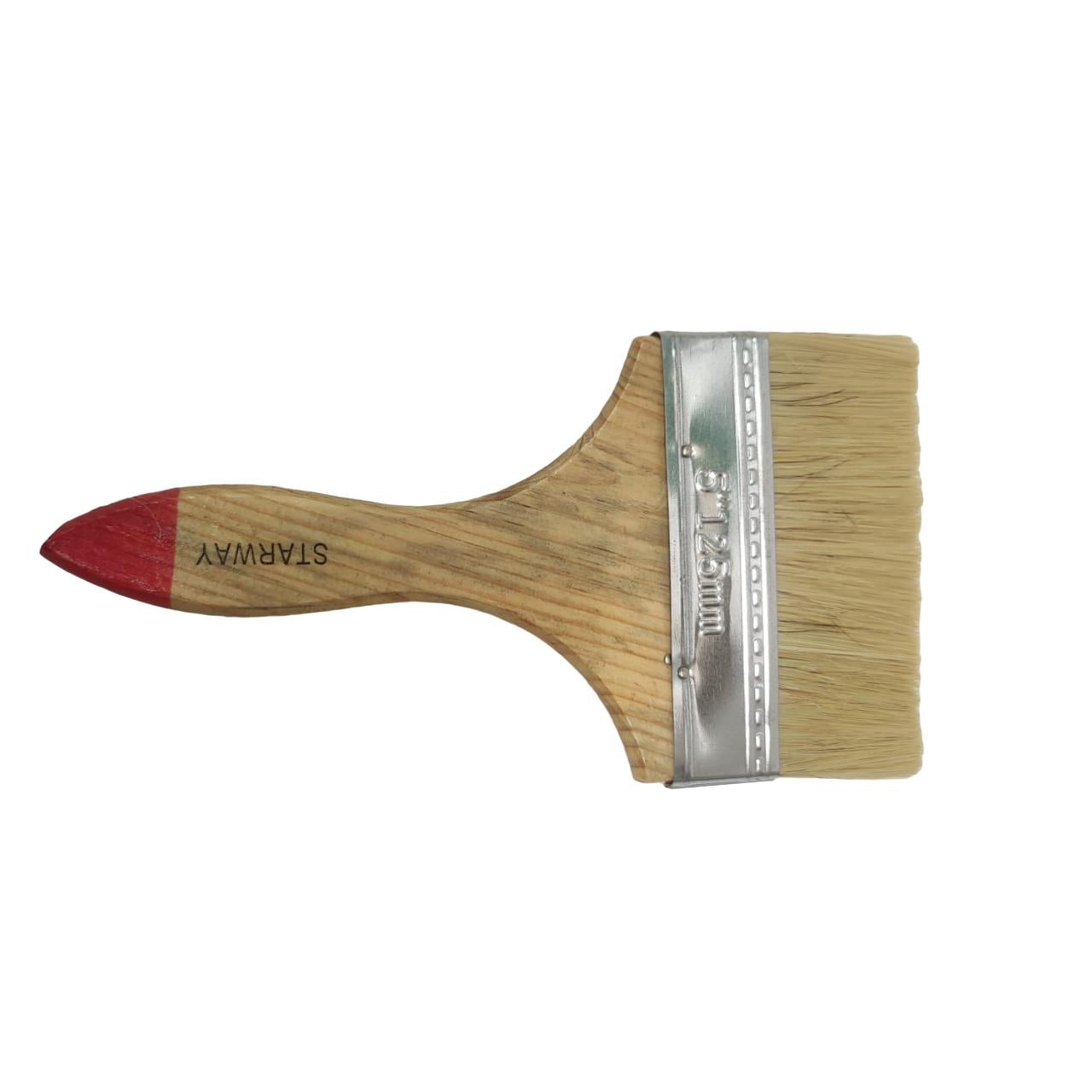 5 IN / STARWAY Kuas Cat Tembok Kayu Besi Air Acyrlic Paint Brush