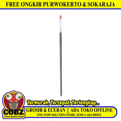 2 MM / JOYKO BR-4 Kuas Lukis Tembok Kayu Besi Air Acyrlic Paint Brush