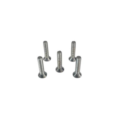 M 4 x 20 MM / TM Baut JF Kepala Rata Plus Putih Biji