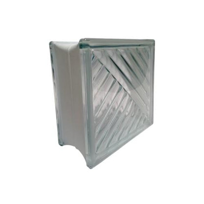 190 MM x 190 MM x 95 MM / MULIA RIPPLE Glassblock Rooster Blok Kaca Biji