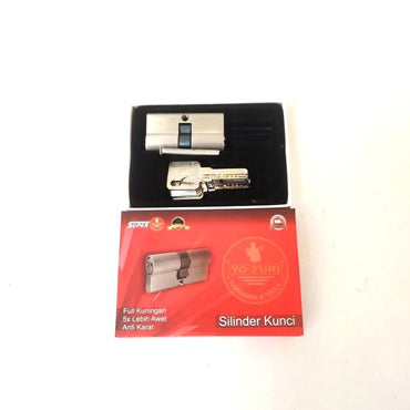 YOZURI Silinder Anak Kunci Pintu Cylinder Lock Besar + 4 Kunci Set