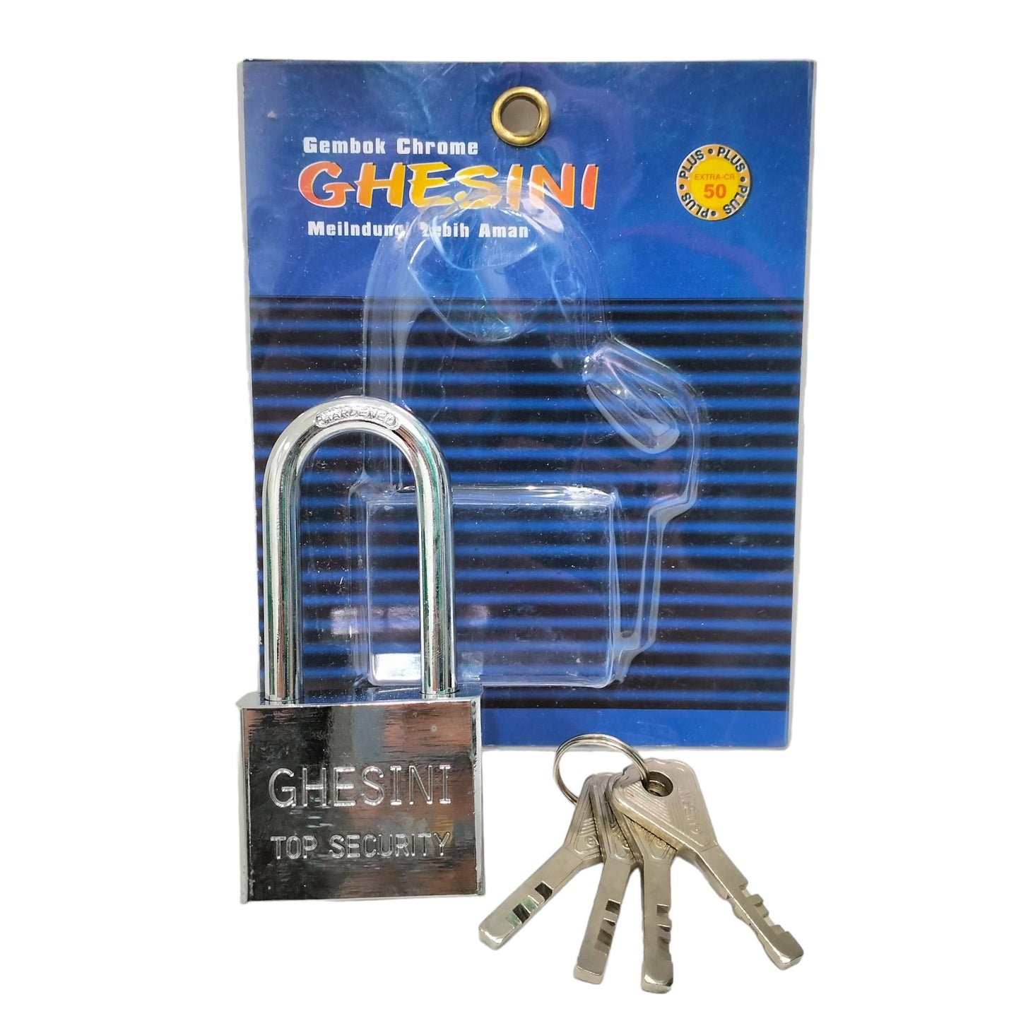 50 MM/GHESINI Gembok Pintu Pagar Padlock Anti Maling Leher Panjang