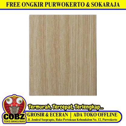 8 MM x 20 CM x 5 M / SHUNDA PLAFON KK 20074 Plafon Gypsum GRC U PVC Hotstamping Lembar