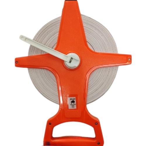100 M / BISON Meteran Tancap Roll Gulung Alat Ukur Measuring Tape