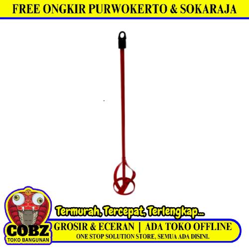 6 CM x 42 CM / TM Mata Bor Mixer Pengaduk Cat