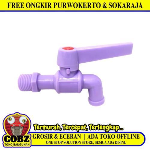 1/2 IN / LOTUS Kran Air Tembok Taman Kamar Mandi Plastik PVC