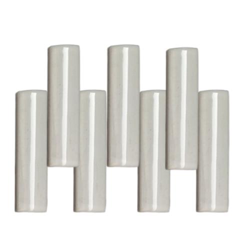 10 CM / TM Kuku Macan Bon Bon Lis Keramik Polos White Lembar