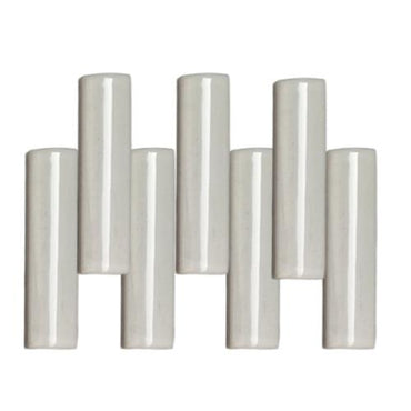 10 CM / TM Kuku Macan Bon Bon Lis Keramik Polos White Lembar