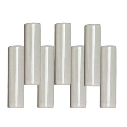 10 CM / TM Kuku Macan Bon Bon Lis Keramik Polos White Lembar