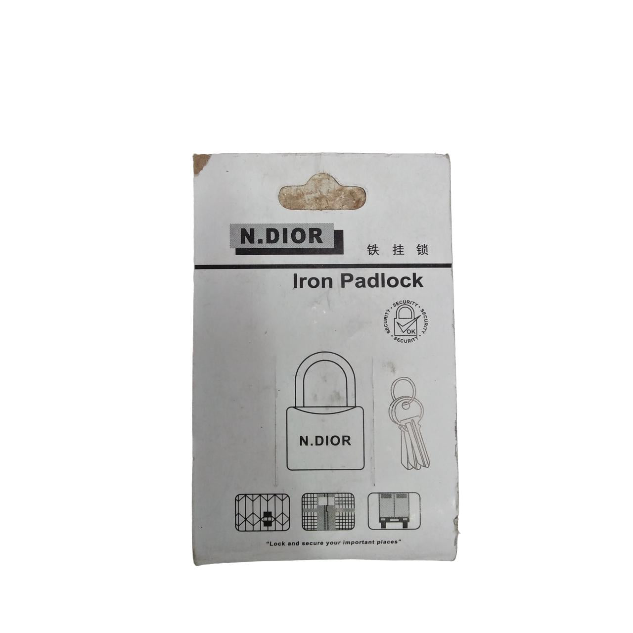 25 MM / N. DIOR Gembok Pintu Pagar Padlock Anti Maling Leher Pendek