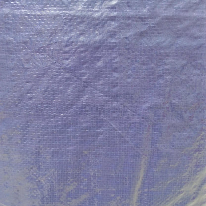 3 M x 5 M / NM A5 Terpal Tarpaulin Tutup Plastik PVC Biru Silver