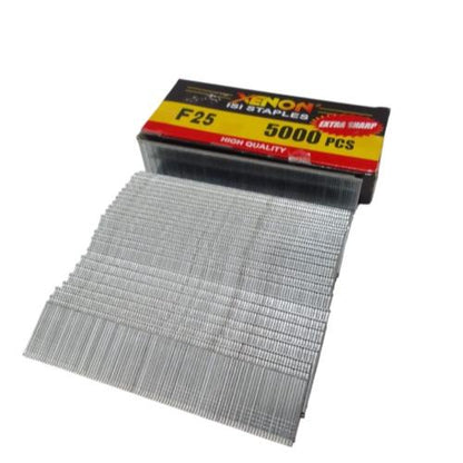 F 25 / XENON Refill Paku Tembak Air Nailer Stapler Gun 25 MM Lurus Dus