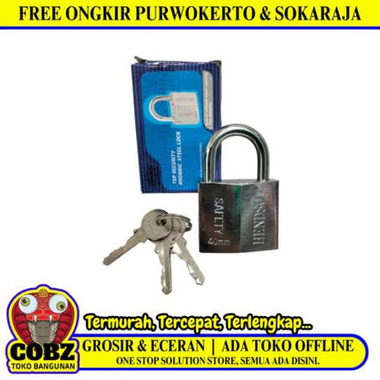 40 MM / HENDSO 01 Gembok Pintu Pagar Padlock Anti Maling Leher Pendek