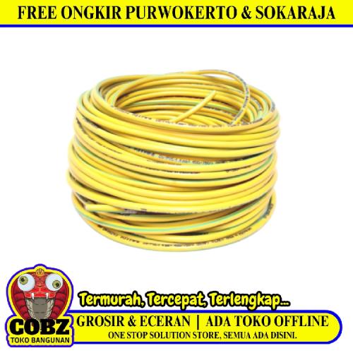 1 INTI x 4 MM / TM NYA F Serabut Kabel Tembaga SNI Kuning Meter