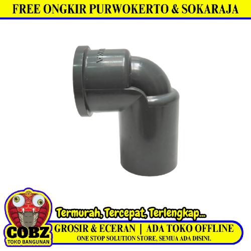 1/2 IN / RUCIKA AW Knee Keni L Drat Dalam Faucet Elbow PVC