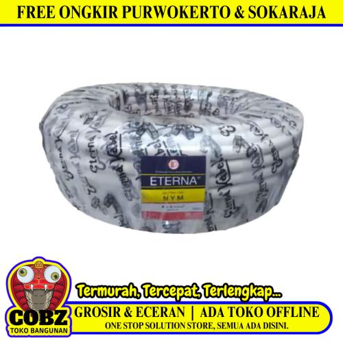 4 INTI x 4 MM x 50 M / ETERNA NYM Tunggal Kabel Tembaga SNI Putih Roll
