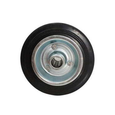 4 IN / TRIPLE-S Roda Saja Trolly Bentuk Gepeng Karet Hitam