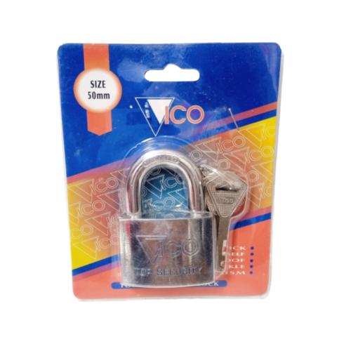50 MM / VICO Gembok Pintu Pagar Padlock Anti Maling Leher Pendek