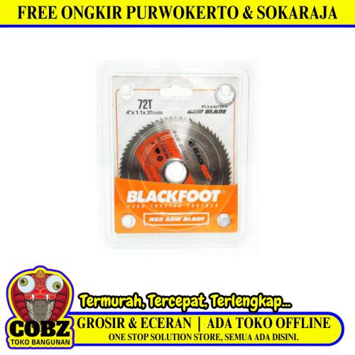 4IN x T72/BLACKFOOT Circular Saw Mata Gerinda Potong Kayu Wood Cutting