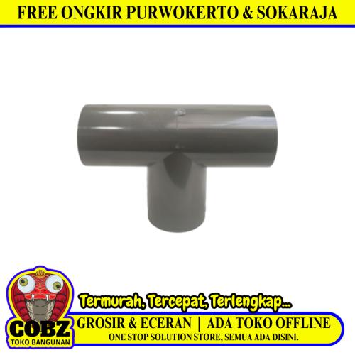 1 IN / RUCIKA AW Tee Sambungan Fitting Pipa PVC