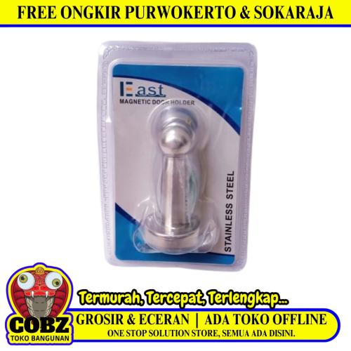 EAST Magnetic Door Stopper Penahan Pengganjal Pintu Stainless Set