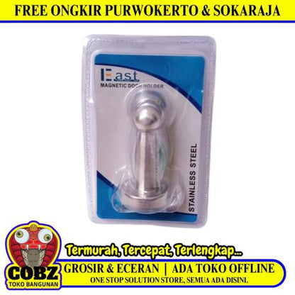 EAST Magnetic Door Stopper Penahan Pengganjal Pintu Stainless Set