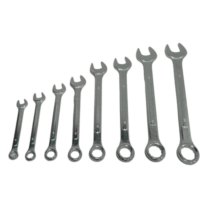 8 MM - 24 MM / SUPERMAN Kunci Ring Pas Kombinasi Combination 8 Pcs Set