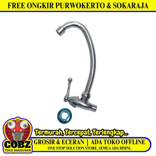 1/2 IN / ONDA V 638 F Kran Angsa Sink Bak Cuci Piring Tembok Stainless