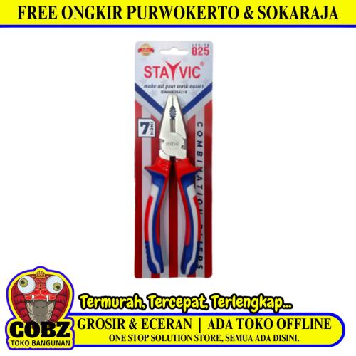 7 IN / STAYVIC USA Tang Kombinasi Kawat Kabel Combination Pliers