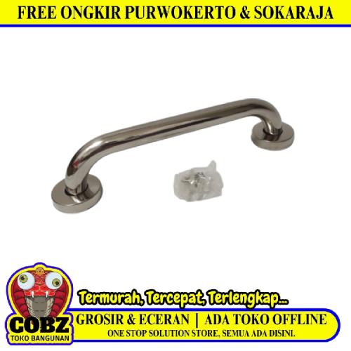30 CM / AS A630 Pegangan Kamar Mandi Bathub Grab Bar Stainless Chrome