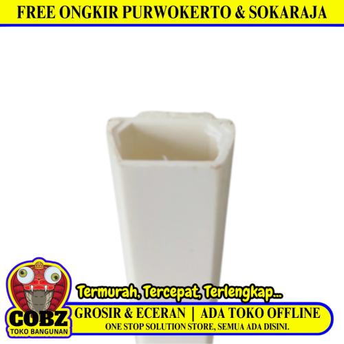 TC - 2 / NISO Wire Protector Penutup Kabel Duct 2 MM Putih Batang