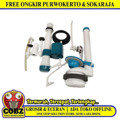 COBZ Alat Perlengkapan Kloset Monoblok Single Flush Engkol Set