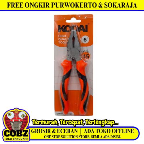 6 IN / KODAI Tang Kombinasi Kawat Kabel Combination Pliers
