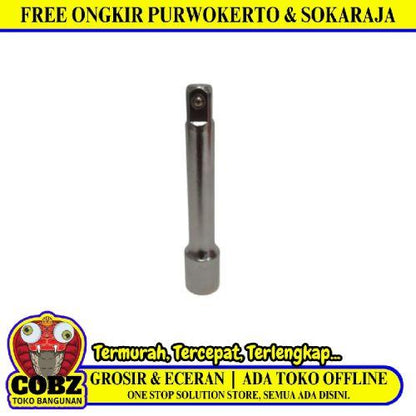 1/2 INCH x 5 INCH /HDT Sambungan Extension Pemanjang Kunci Sok Per Pcs
