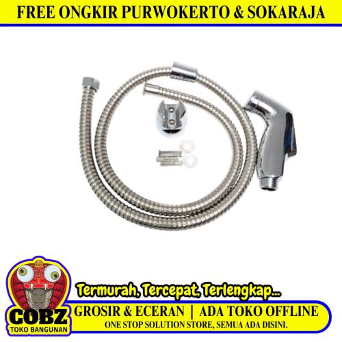 1/2 IN x 120 CM / EIXO BUFALO Jet Shower Cebok Toilet Stainless Set