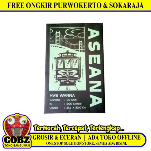 SIZE F4 / TM Kertas HVS Multipurpose Polos Hijau Rim