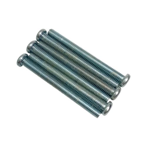 M 5 x 50 MM / TM Baut JP Kepala Pentol Bulat Plus Putih Biji