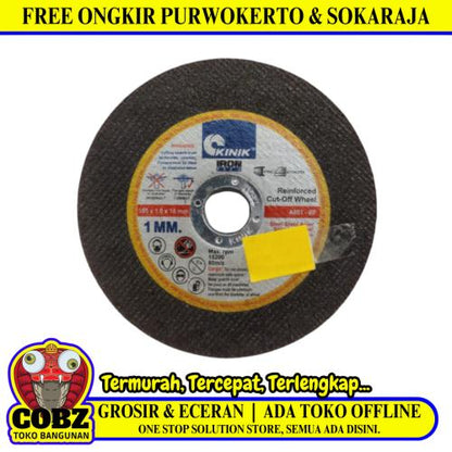 4 IN / KINIK Metal Grinding Mata Gerinda Potong Cutting Besi Baja
