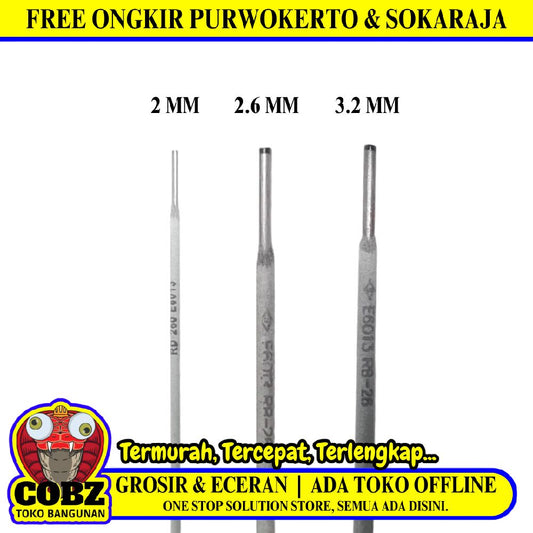 ALL BRANDS Kawat Las Konstruksi Baja Lunak Welding Electrodes KG