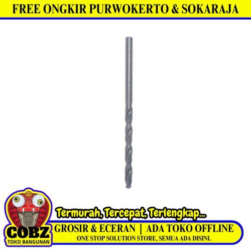 3.5 MM / MATA Shank Twist Drill Bits Mata Bor Besi Baja Kayu PVC