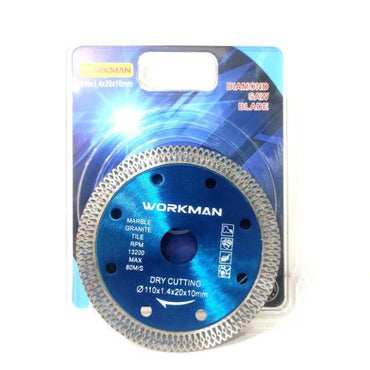 4 IN / WORKMAN Turbo Mata Gerinda Potong Keramik Diamond Cutting Wheel