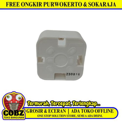 5/8 IN / PANASONIC OB Outbow Dus Box Mangkok Saklar Plastik PVC Warna