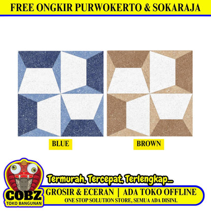 25 CM x 25 CM / ASIA TILE ROBIN Keramik Lantai Kamar Mandi Matte Dus