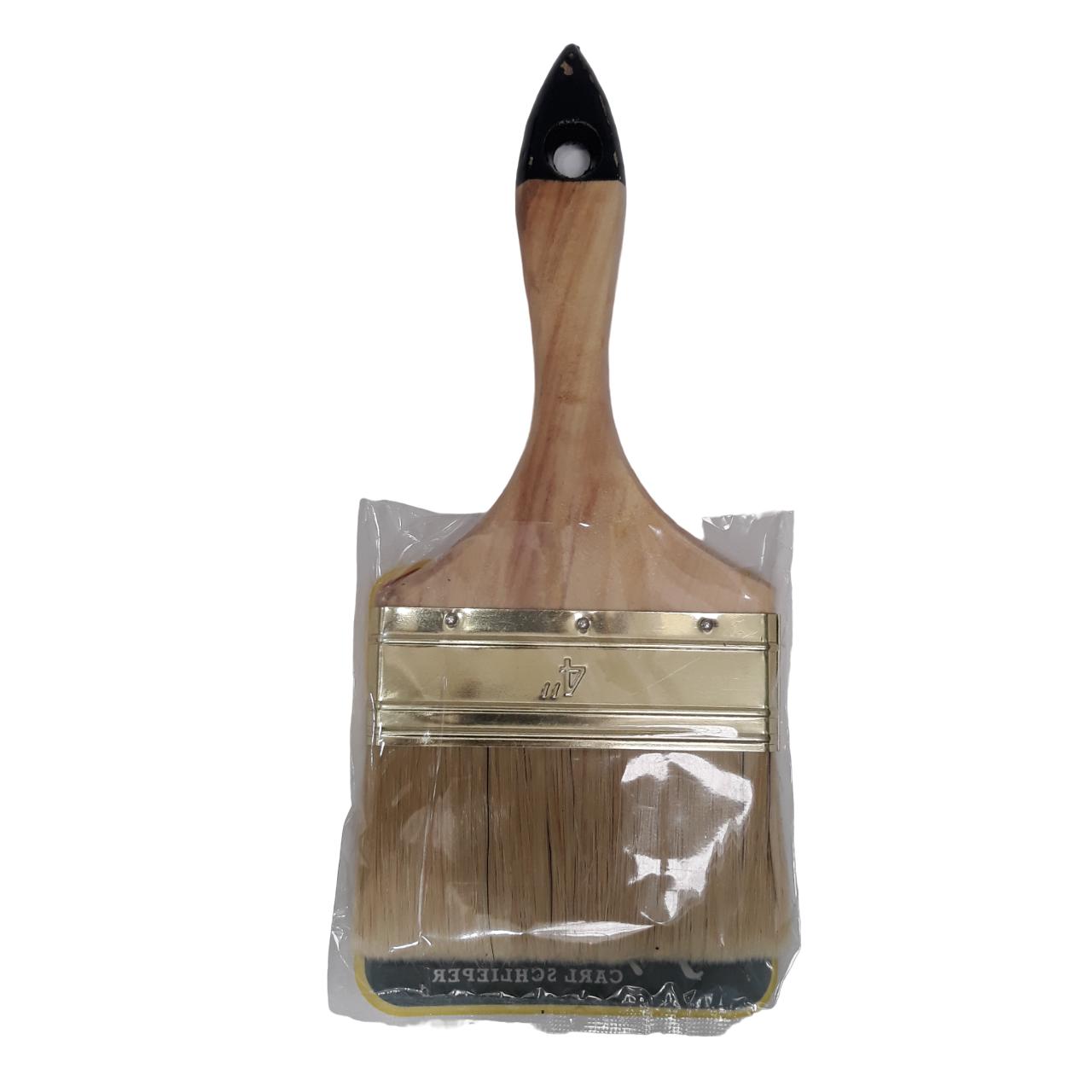 4 IN / TJAP MATA Kuas Cat Tembok Kayu Besi Air Acyrlic Paint Brush