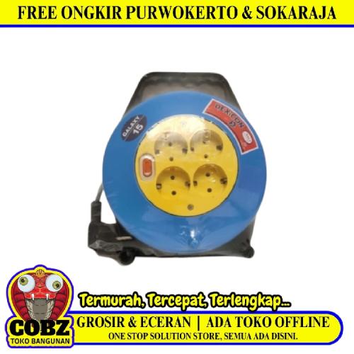 15 M / DEXICON GALAXY Kabel Roll Stop Kontak Colokan Full Tembaga SNI