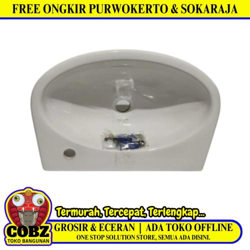 30 CM x 45 CM x 17 CM / TOTO LW 246 Wastafel Cuci Tangan Kecil Warna Keramik