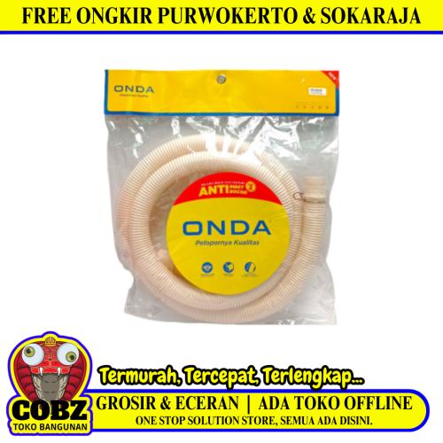 200 CM / ONDA Selang Pembuangan Air Mesin Cuci Bawah Outlet