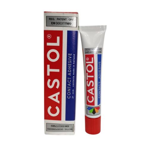 21 GR / CASTOL Lem Kuning Aibon Untuk Kayu Plastik Karet Kulit Dus